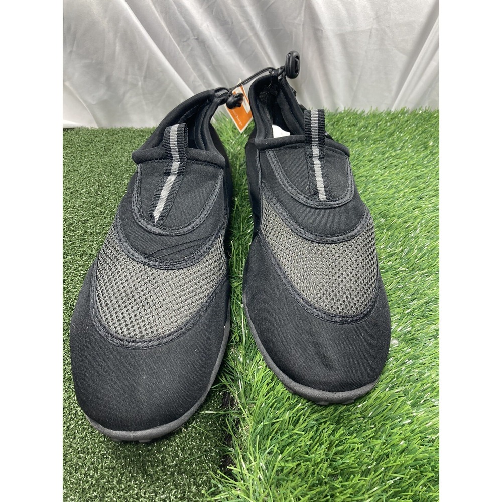 Men's West Loop Black/Gray Water Shoes Aqua Shoes SIZE 13 New